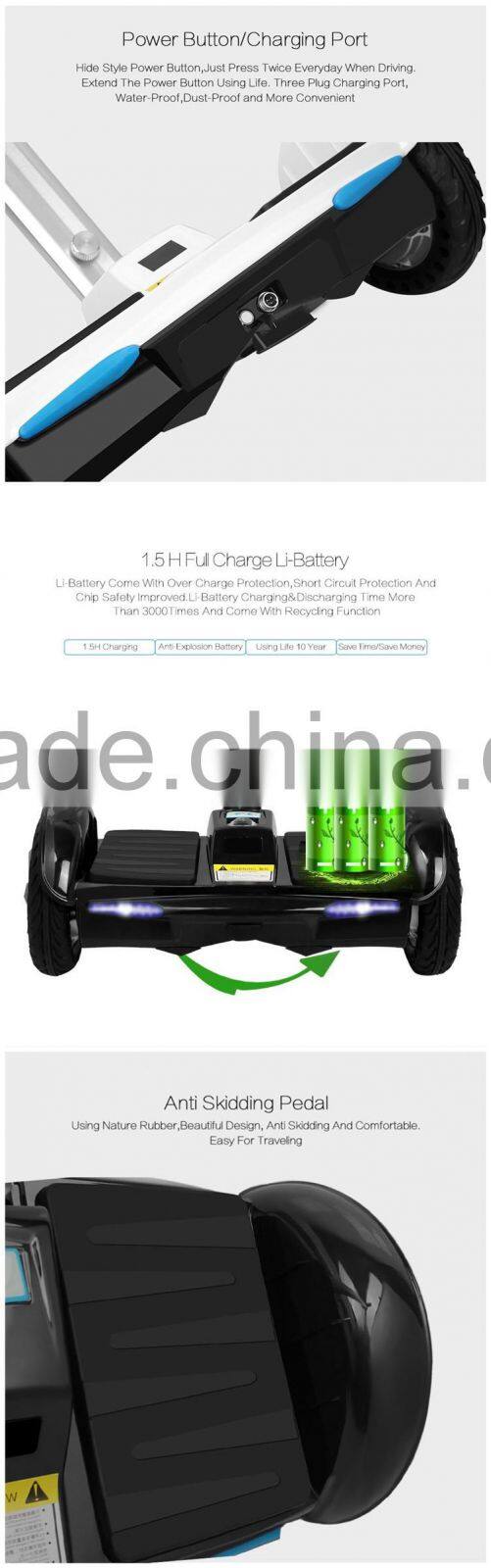 Htomt adult hoverboard manufacturer self balancing scooters plastic cover hoverboard