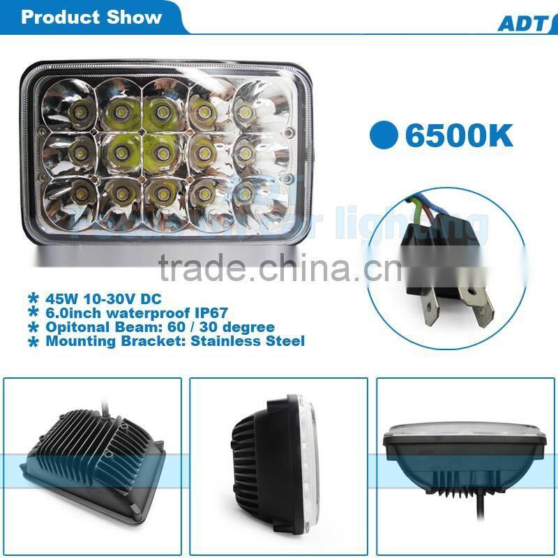 45W Spot Beam LED Work Light Bar Off-road Driving Light Truck ATV UTE Lamp