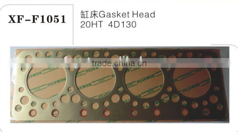 excavator Cylinder head gasket for 4D130 20HT