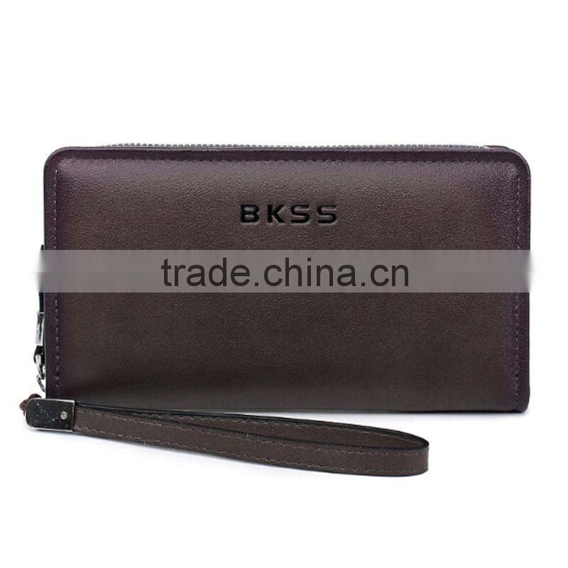 Best mens cow leather wallets wholesale Travel Passport Ticket Holder Wallet