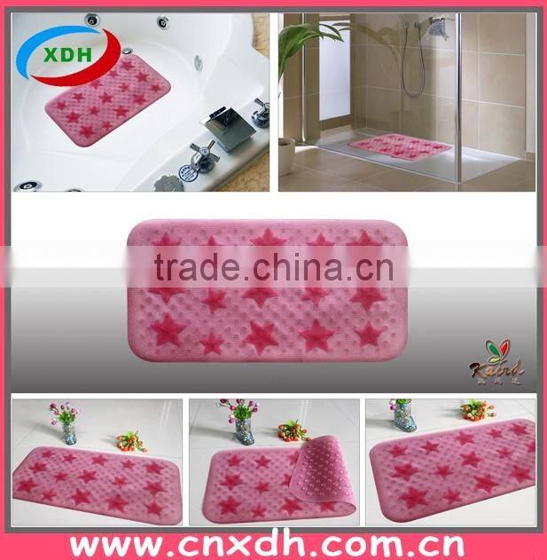Wholesale popular design PVC anti-slip bathroom mat