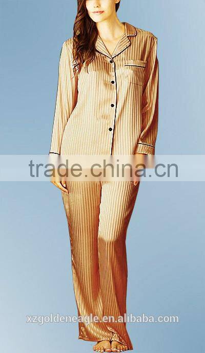 100% Silk Sleep Coats and Pants Luxury Silk sleepwear