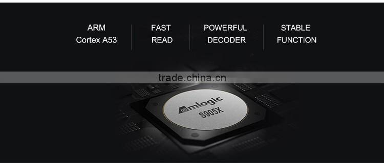 2016 Amlogic s905x A53 quad core 2g 8g Android 6.0 Marshmallow full hd 4k android tv box