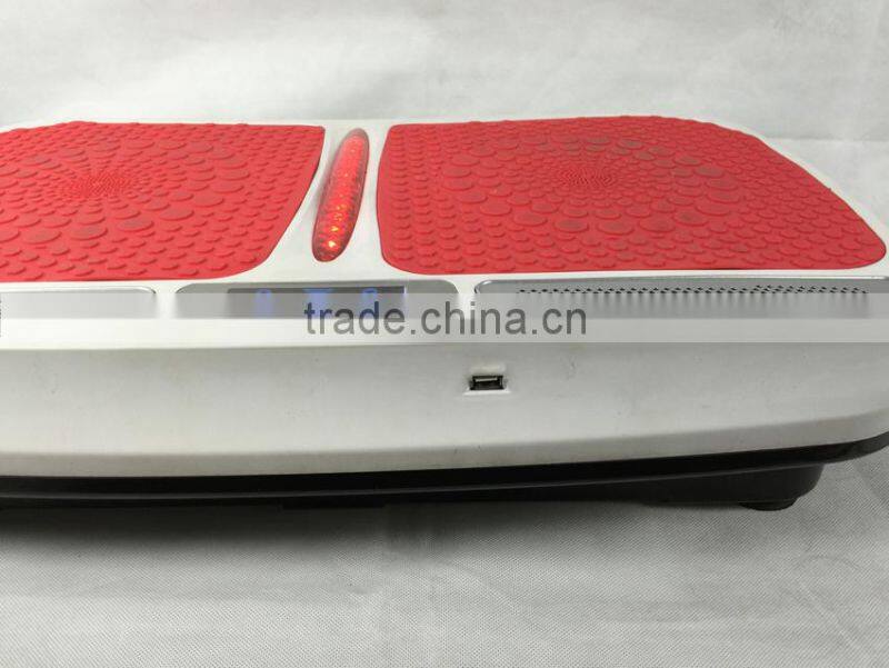 Wholesale 3D Dual Motor Body Shaper Vibration Plate Exercise Machine With MP3 Player