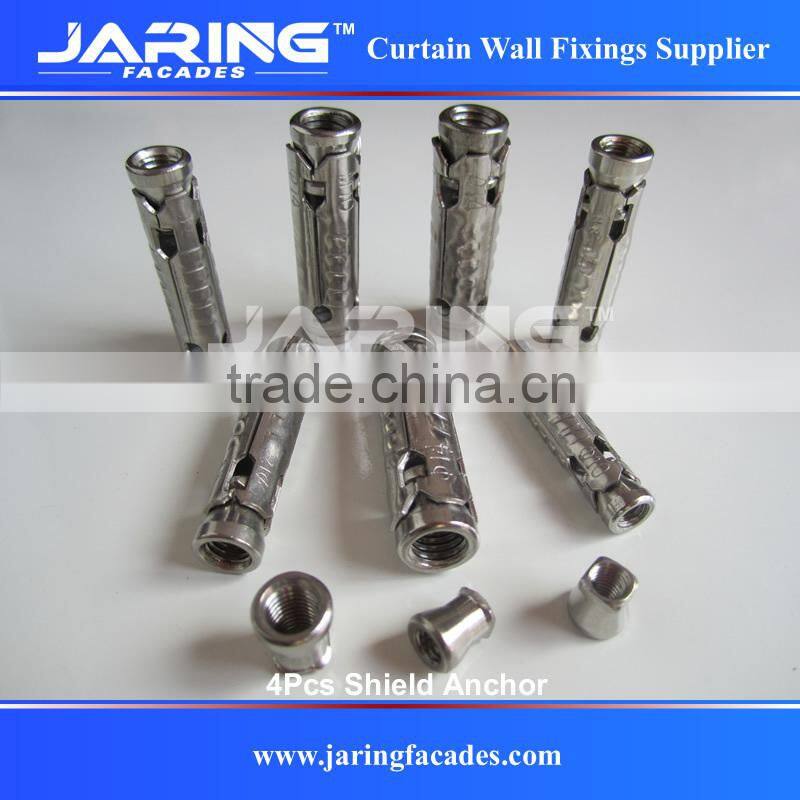 Stainless Steel AISI304/A2 316/A4 Tam Anchor,4Pcs Shield Anchor(STM) for Curtain Wall Fixings M6 M8 M10
