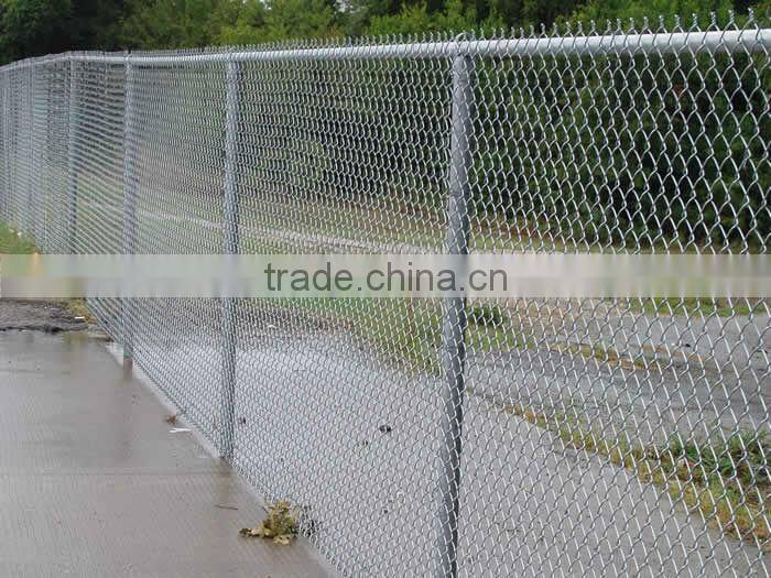galvanized or pvc coated connect chain link fence for sale