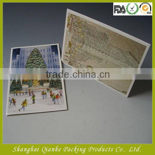 folding printed OEM greeting card in China