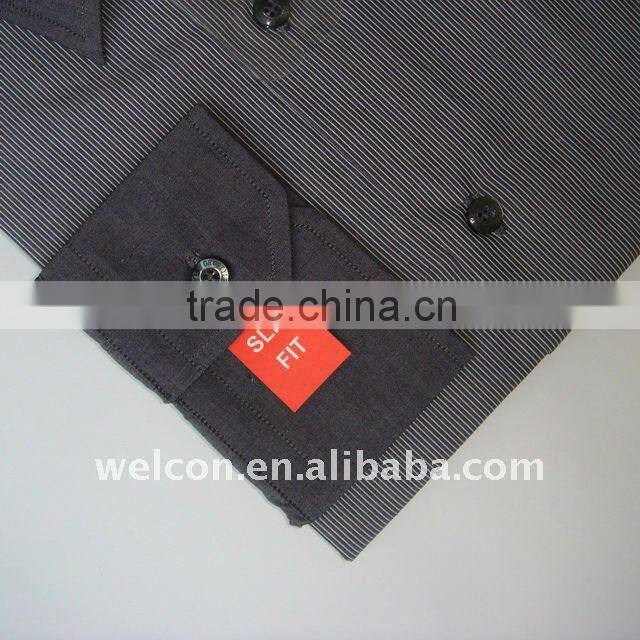 100% cotton long sleeve style stripe fashion business casual men brand shirt