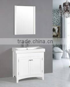hotel modern mirror floor mounted bathroom vanity RA188
