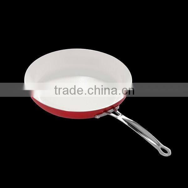 Non Stick Ceramic Skillet with Stainless steel Handle