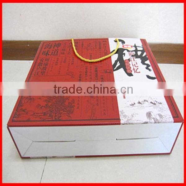 Fashion Classic Red Special Corrugated Paper Speciality Gift packaging storage Box