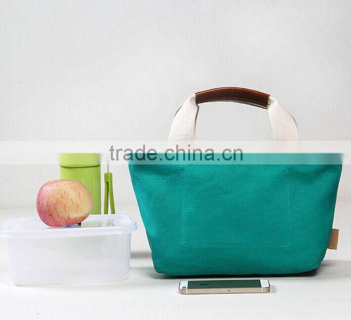Canvas school lunch bag large space