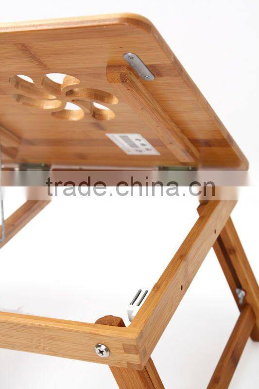 Bamboo bed table, notebook table, bed tray, camping table,sofa table,study table, study desk