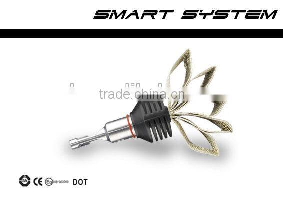 Smart System Copper Belt Canbus Conversion Car H1 H7 H11 9005 9007 H13 fanless LED Headlight Kit Bulb H4