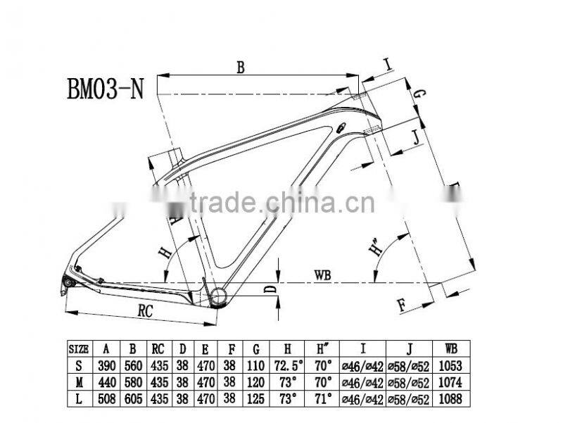 China manufacture special discount mountain bike water bags