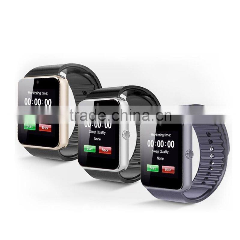 Wholesale ce rohs stock cheapest 1.54'' IPS touch screen mp3 mp4 bluetooth sim card GT08 mobile watch phone hand watch