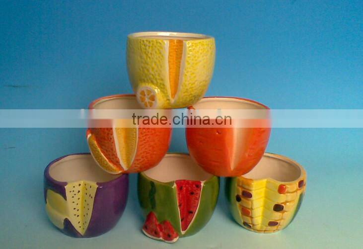 ceramic strawberry sugar pot