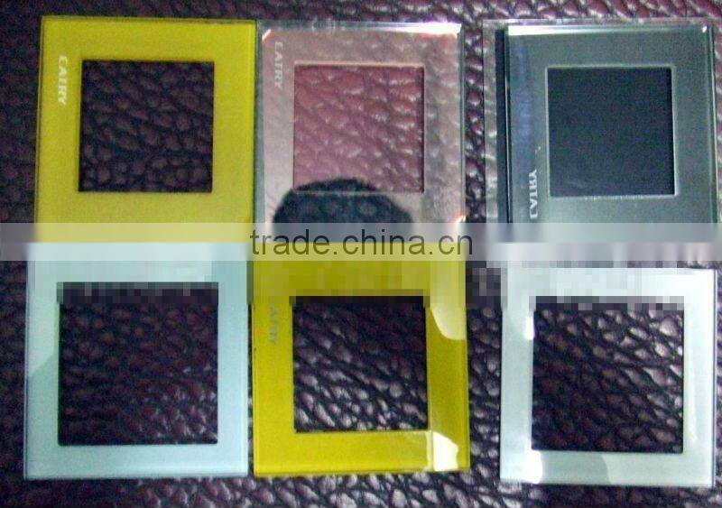 Mothin Sensor Light Switch Glass Panel 2 Gang 1 Way AC110-240V Mothin Sensor Light Switch