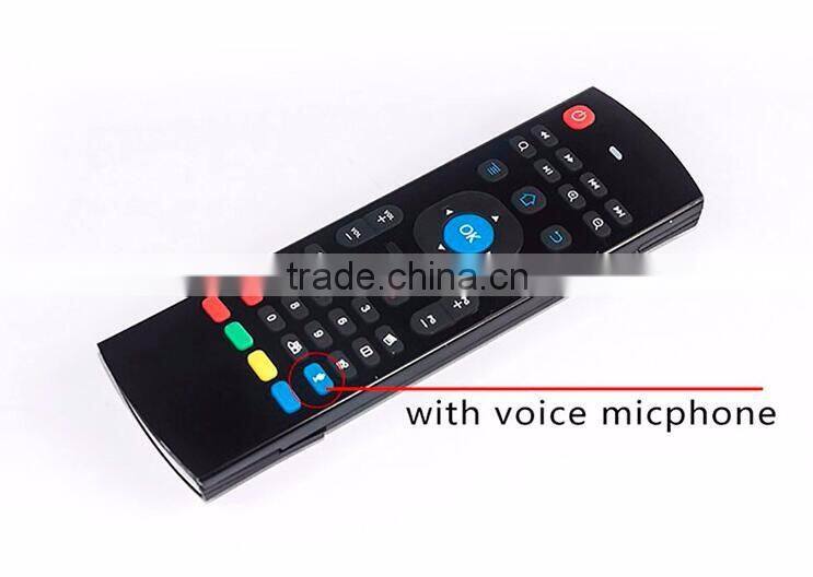 Portable 2.4G Wireless Remote Control Air Fly Mouse Keyboard for Android TV Box PC