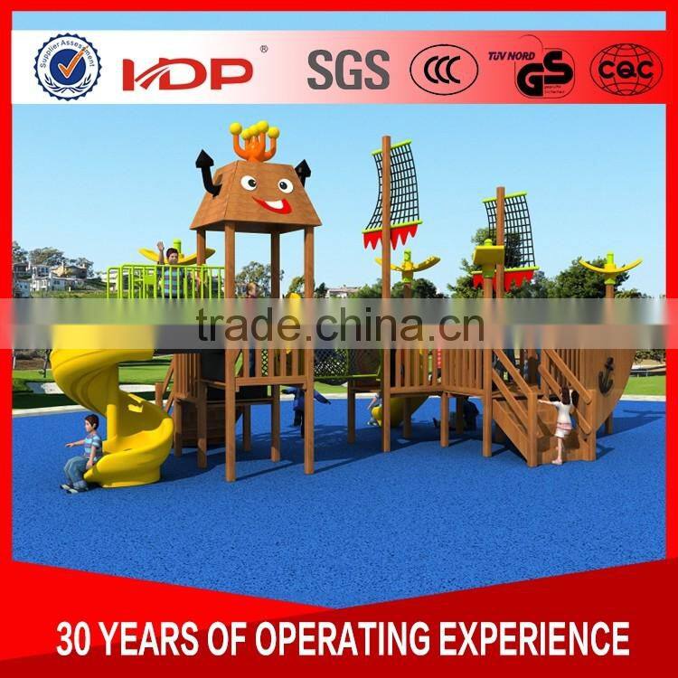 Factory price heavy duty wooden equipment, cheap playground equipment