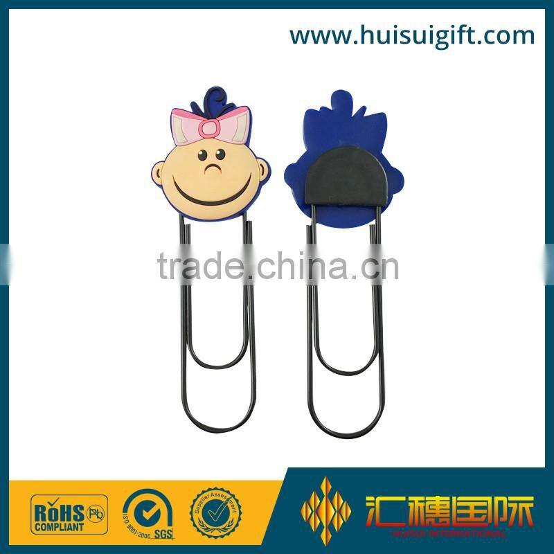 high quality wholesale custom paper clamp bookmark metal clip