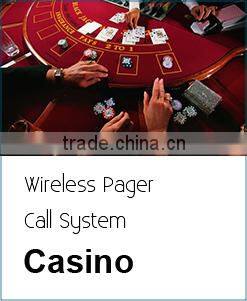 prompt response deliver time casino wireless waiter calling system