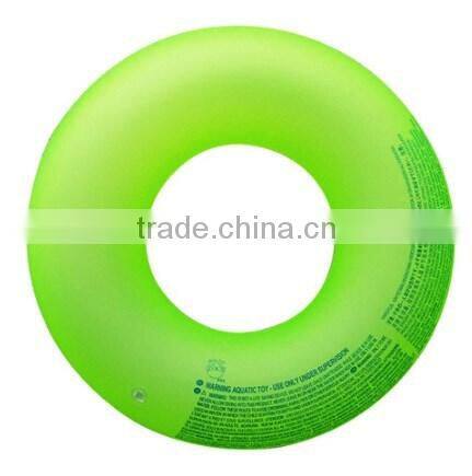 Good design led flashing inflatable swimming ring , led light swim ring