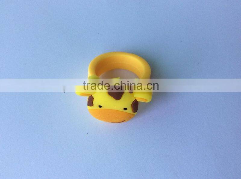 Fashion Accessories 2015 Children Jewelry Silicone Finger Ring