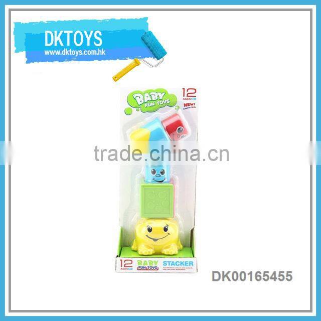 Colorful Baby Toys Educational Playing Game Plastic Stacking Cup