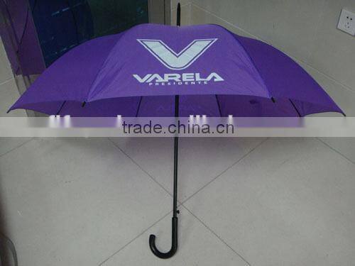 black long shaft promotional golf umbrella