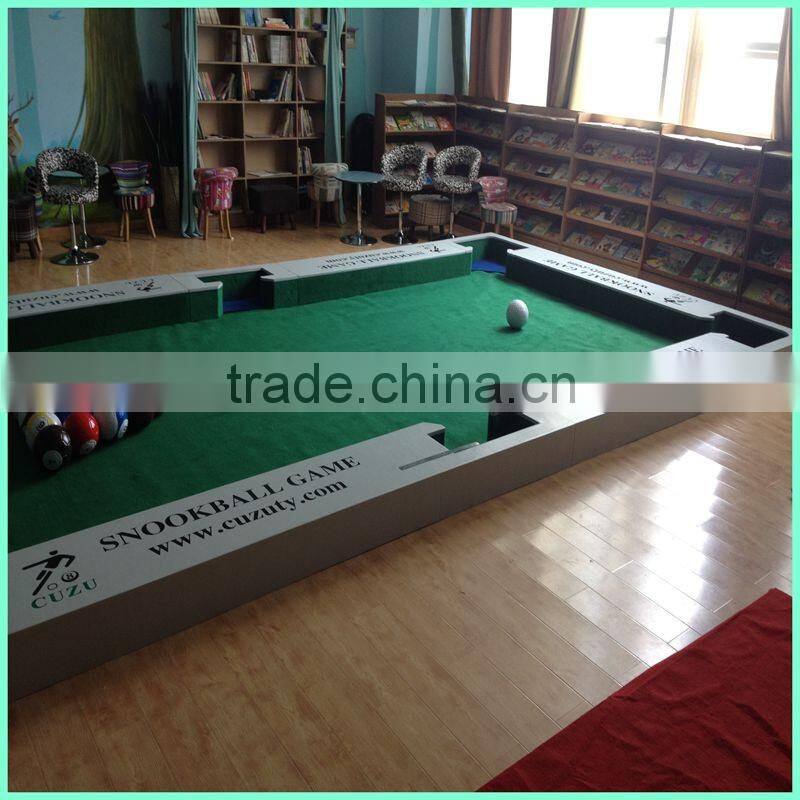 Football exercise poolball billiards game snookball table