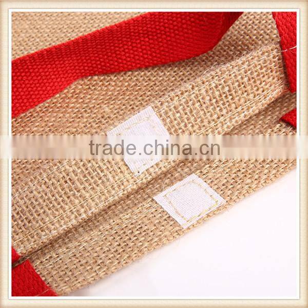 Simple design without printing dye jute tote bags