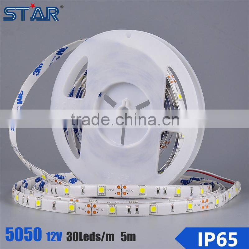 150leds 7.2w DC12V IP65 waterproof outdoor SMD 5050 led strip light