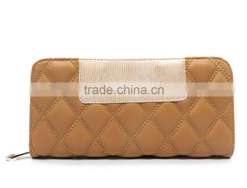 2016 brand design Quilted clutches & wallets(LDO-16042)