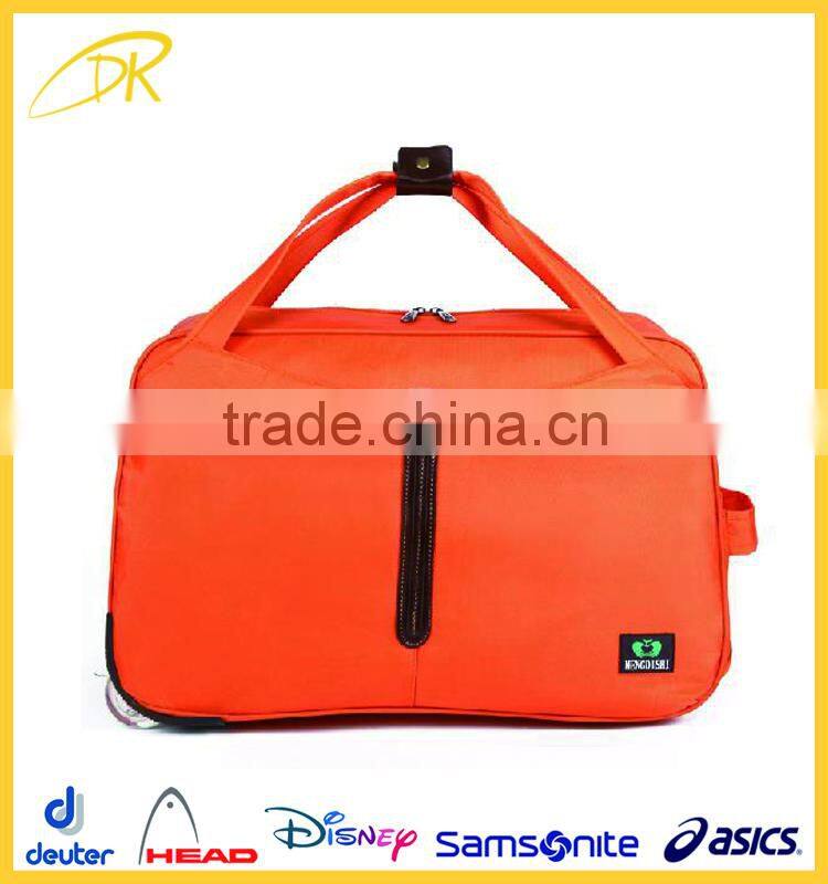 Unisex gender customized different trolley bag sizes, trendy lady trolley bag
