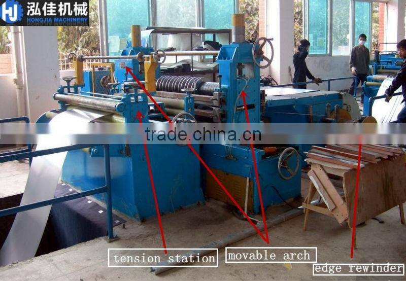 high precision stainless steel/CR/HR coil slitting line