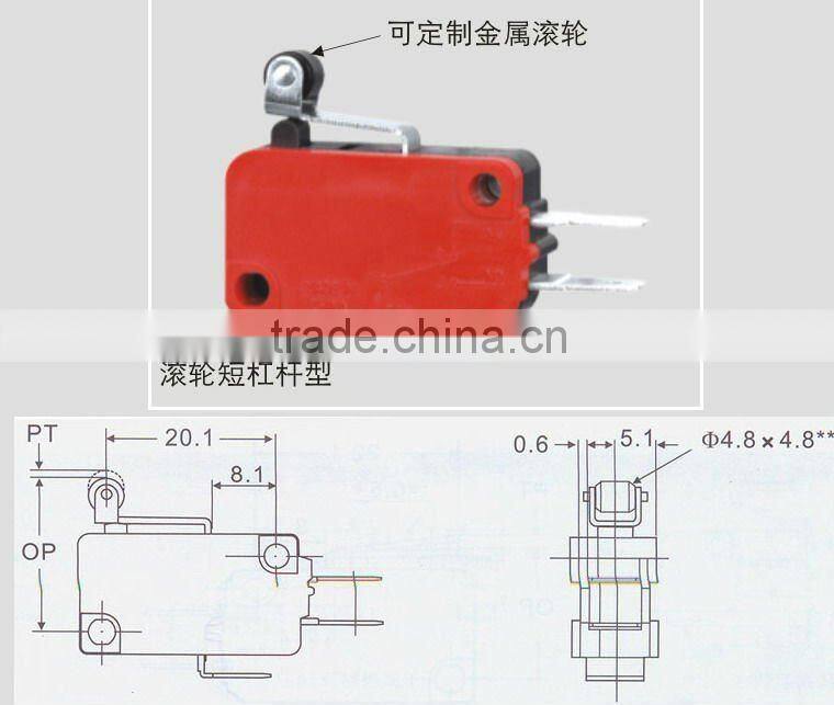 KW7 micro switch