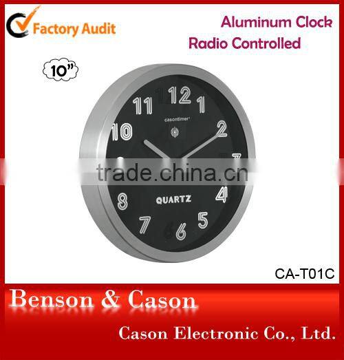 Radio Controlled Wall Clocks Aluminum