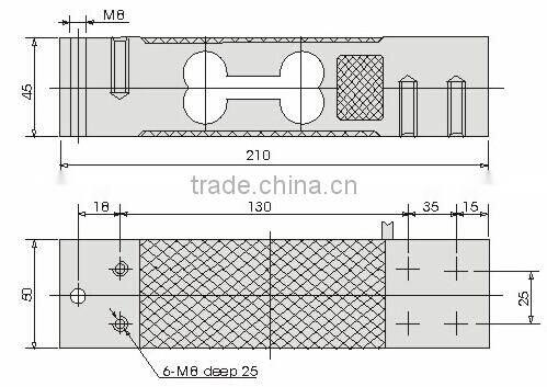 Single point type load cell
