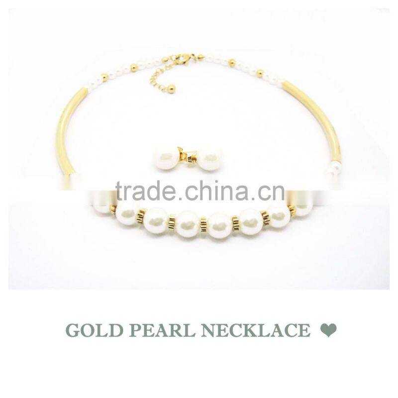 Stainless steel new model big fashion jewelry set wholesale