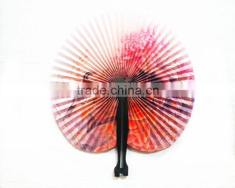 jy5003Low Price High Quality Perfect Gift Printed Folding Paper Hand Fan,Classic folded paper fan ,Children's small folding fan