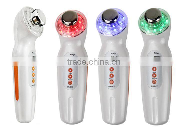 Chargeable Photon Ultrasonic Skin Care Machine galvanic beauty machine