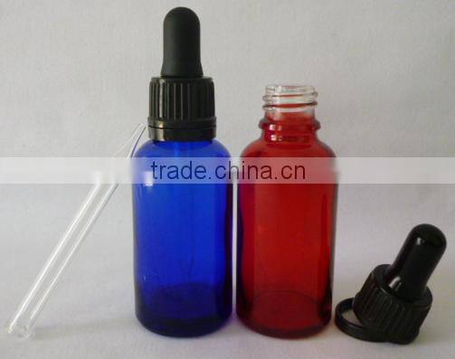 hot silleale somke oil boston glass bottle with Tamper Evident Dripper Cap