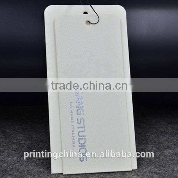 Marketable products printed logo hang tags with rope
