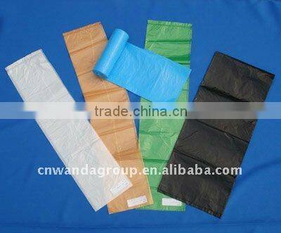 draw-string garbage bags