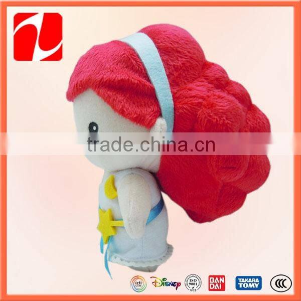 Custom big hair real girl mini doll