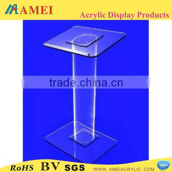 Bespoke high grade clear acrylic church pulpit