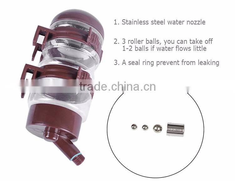 2016 new trendy products wholesale plastic automatic pet feeder double pet bowl 600ml joyshaker pet water bottles