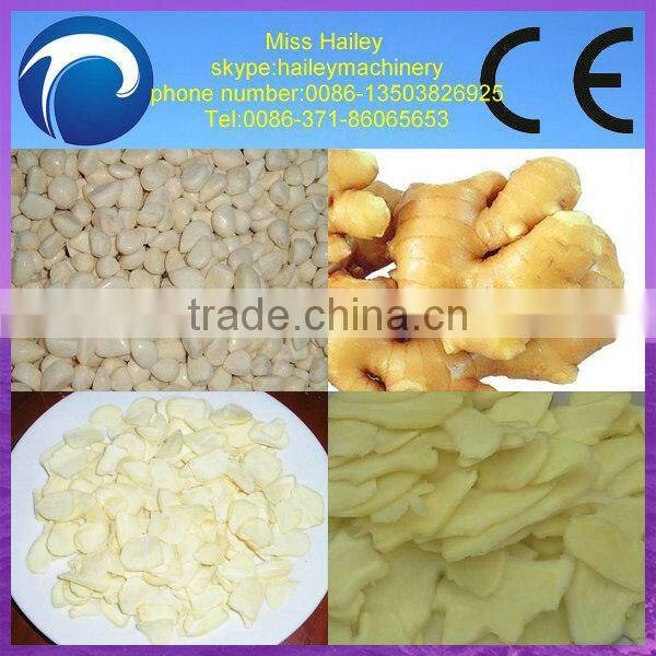 hot sale high efficiency ginger garlic slice machines 0086-13503826925