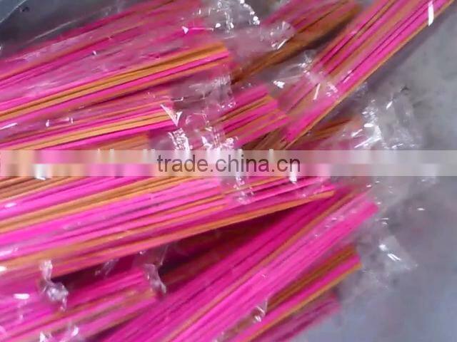 Automatic incense stick packing machine with auto count and sealing 0086-13703827012